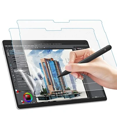 Image of MoKo 2 Pack Paper Screen Protector for Microsoft Surface Pro 11 2024, 10 / 9 8 X 13 Inch, Anti Glare Scratch Writable PET Film, Compatible with Pen, Matte
