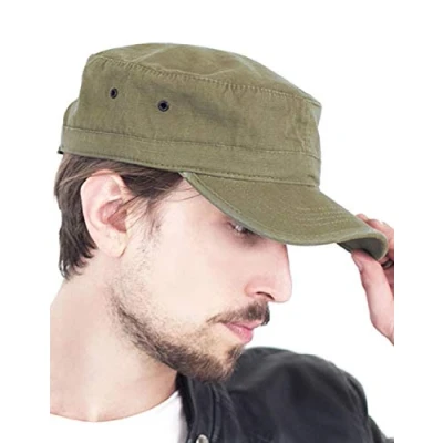 Image of Army cap. Black One Size