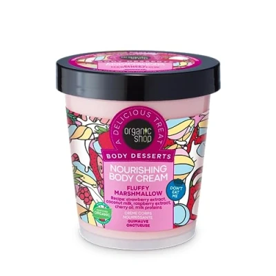 Image of Organic Shop Body Desserts Nourishing Cream Fluffy Marshmallow, 450 ml