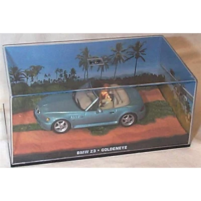 Image of Universal Hobbies james bond 007 goldeneye B.M.W Z3 film scene car 1:43 scale diecast model