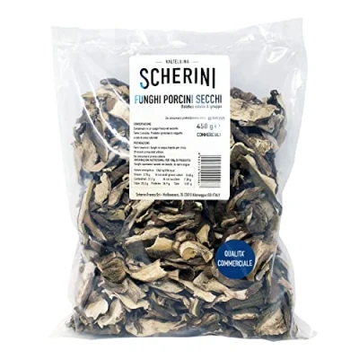 Image of Scherini Valtellina Refined dried Porcini mushrooms for gourmets 450 g