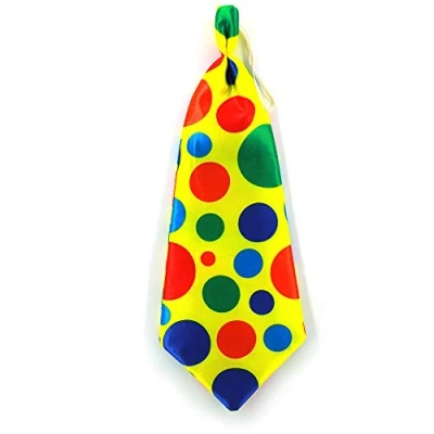 Image of Dress Up America Polka Dot Clown Neck Tie Quality Designed Accessories