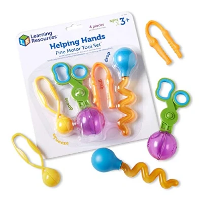 Image of Learning Resources Helping Hands Fine Motor Tool Set Toy, and Sensory Games, Ages 3+