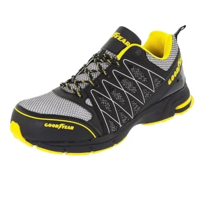 Image of Goodyear Men&#039;s GYSHU1502_BLK/YEL Safety Trainers, Black/Yellow, 5.5 UK
