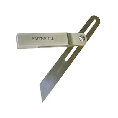 Image of Faithfull FAISB250SS 250mm Aluminium Sliding Bevel Stainless Steel Blade