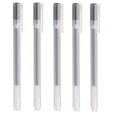 Image of MUJI 0.38mm Black Gel Ink Pen (Pack of 5)