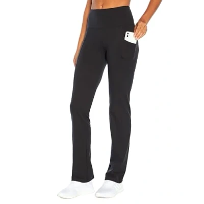 Image of Marika Women&#039;s Eclipse Tummy Control Bootleg Legging Pant, Black, XL UK
