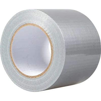 Image of Eagle Silver Gaffa Tape 50m Length 100mm Width Ideal for fixing, binding and repairs on a multitude of household professional jobs