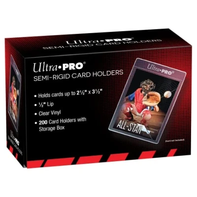 Image of Ultra Pro Semi Rigid 1/2&quot; Lip Sleeves, Plastic, 200ct