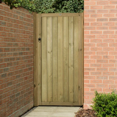 Image of 6x3 Forest Pressure Treated Vertical Tongue &amp; Groove Gate