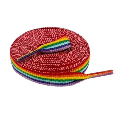 Image of Kilter Flat Trainer Shoelaces Rainbow 45 cm 16 inch (2 Pairs)