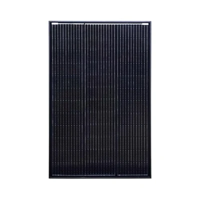 Image of Lowenergie 150W Black Frame Mono Solar Panel Premium Quality PV Photo Voltaic Panel. Ideal for Caravans, Boats, Gardens, Camping &amp; Motorhomes.