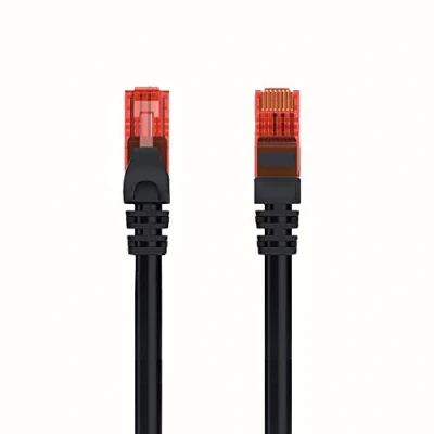 Image of Welly Enjoy WY40150 Network Patch Cable Category 6 U/UTP Ethernet Gigabit LAN RJ45 0.5 m PVC CU AWG 26/7 Black