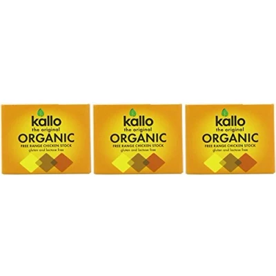 Image of Kallo Chicken Stock Cubes Organic 3 x 66g