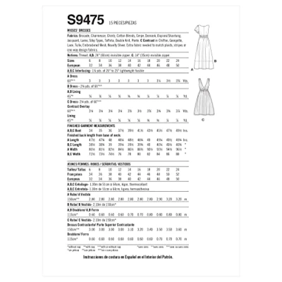 Image of Simplicity SS9475H5 Misses Dress H5 (6 8 10 12 14)
