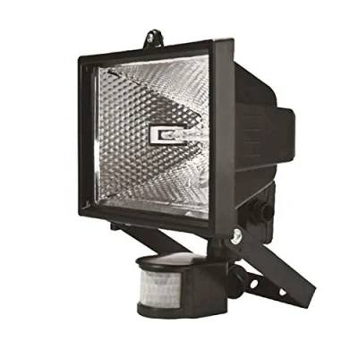 Image of Garden Mile® 400W Halogen Floodlight with PIR Motion Sensor Outdoor Weatherpoof Automatic Security Light Adjustable Swivel Head Detector 180 Degree Angle (1)