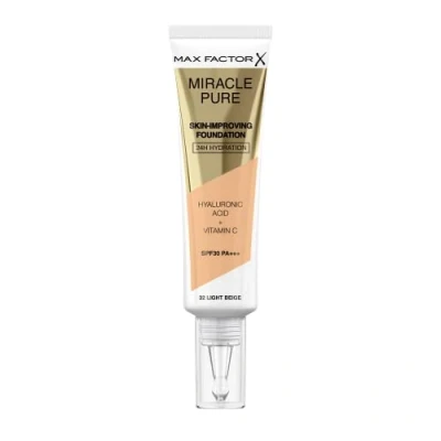 Image of Max Factor Miracle Pure Foundation, Light Beige 32