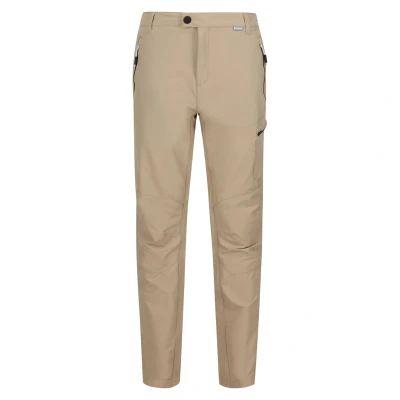 Image of Regatta Mens Highton Water Repellent Hiking Trousers (Oat) Tan Size 42 Regular