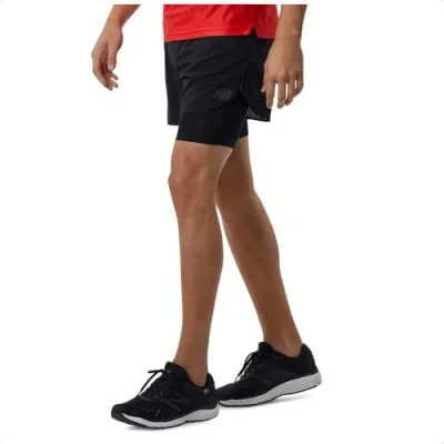 Image of New Balance Q Speed Short Sports shorts, Men&#039;s, Size: Small, Black