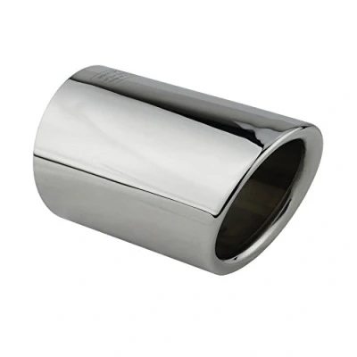 Image of L&amp;P A292 Stainless Steel Exhaust Trim, Mirror Polished Chrome Finish, Plug &amp; Play Tailpipe, Comparison Numbers Pack of 1