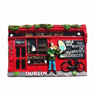 Image of Dublin Ireland 3D Fridge Magnet Tourist Souvenir Gift Home Kitchen Decoration Magnetic Sticker, Refrigerator Collection