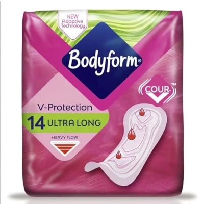 Image of Bodyform Ultra Super 14 per pack (PACK OF 4)