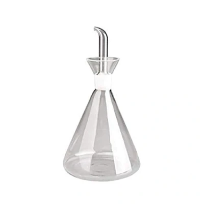 Image of Ibili Oil Cruet, Stainless Steel, Transparent/Silver, 19 x 9 cm