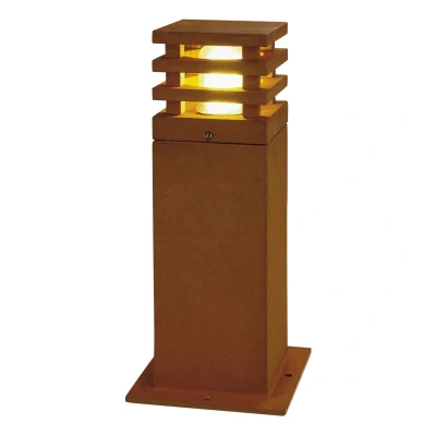 Image of SLV Rusty Square pillar light