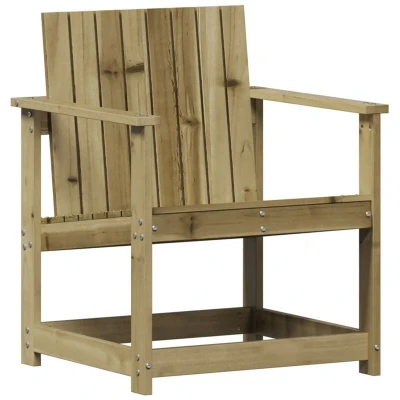 Image of vidaXL Garden Chair 62x56x77 cm Impregnated Wood Pine