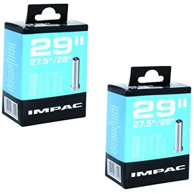 Image of Impac 29&quot; x 1.75 2.35 Mountain Bike Inner Tubes Schrader Valve (Pair)