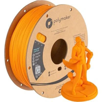 Image of Polymaker PolyLite LW PLA 1.75mm 800g Orange