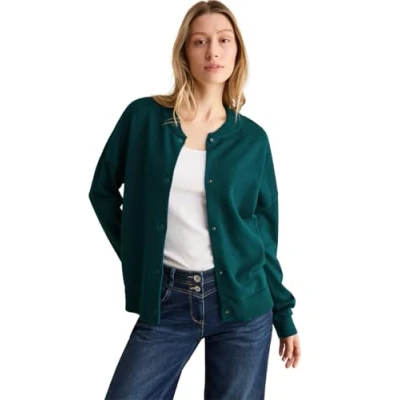 Image of Cecil Women&#039;s B253907 College Cardigan, Petrol Green, S