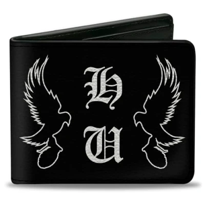 Image of Buckle down Men&#039;s Bifold Wallet Hollywood Undead, 4.0&quot; x 3.5&quot;, Undead