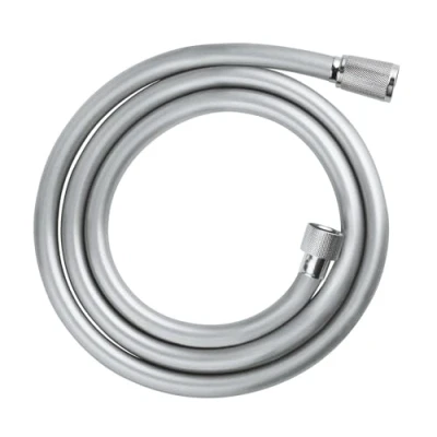 Image of GROHE VitalioFlex Trend Smooth Shower Hose 1.5 m, (Tensile Strength 50 kg, Pressure Resistance Up to 5 Bar, Heat 70C, Universal Connection G 1/2&#039;&#039; x 1/2&#039;&#039;), Chrome, 28741002