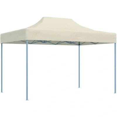 Image of vidaXL Professional Folding Party Tent 3x4 m Steel Cream