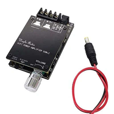 Image of DollaTek HiFi Wireless Bluetooth 5.0 TPA3116 Digital Power Audio Amplifier Board TPA3116D2 50WX2 Stereo AMP Amplificador Home Theater