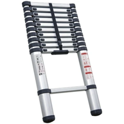 Image of Aluminium Telescopic Ladder 11 Tread en 131 Sealey