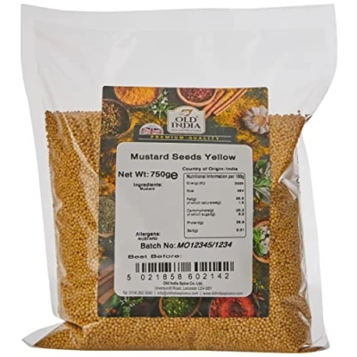 Image of Old India Mustard Seeds Yellow 750g