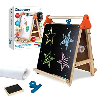 Image of Discovery Kids 3 in 1 Artist Tabletop Easel Multi