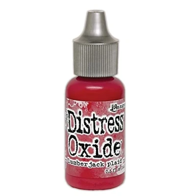 Image of Ranger Tim Holtz Distress Oxides Reinker Lumberjack Plaid, 0.5 oz Bottle