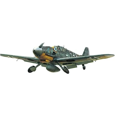 Image of Tamiya 60790 1:72 Bf 109 G 6 Messerschmitt, model making, plastic kit, hobby, crafts, gluing, building model, assembly. Unvarnished