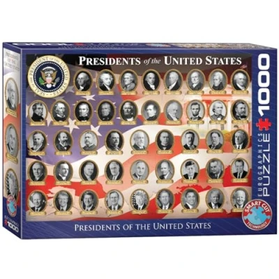 Image of Eurographics 6000 1432 Presidents of the United States Puzzle, Various, 48 x 68 cm
