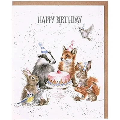 Image of Wrendale Designs &#039;Woodland Party&#039; Card