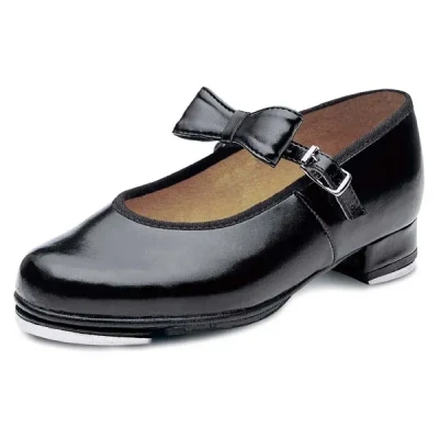 Image of Bloch S0352G Merry Jane Girls Tap Shoes, Black, 9.5 Child UK (29.5 EU)
