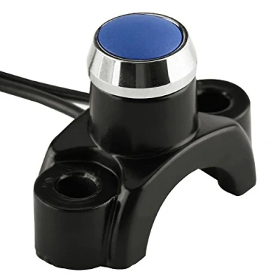 Image of Motorcycle ATV 7/8&quot; Handlebar Control Switch, Universal Handlebars Mount Engine Start Stop Kill Button switch for Pit Dirt Bike Quad(Type E) car start/stop