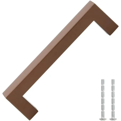 Image of vidaXL Cabinet Handles 10 pcs Bronze 128 mm Stainless Steel