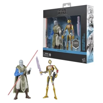 Image of Star Wars The Black Series Dagan Gera &amp; BX Droid (Hybrid), Jedi: Survivor 15 cm Action Figure 2 Pack