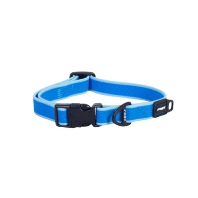 Image of Rogz Amphibian Classic Dog Collar, Blue, Medium
