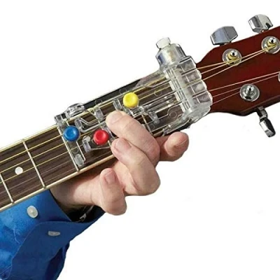 Image of Chord Buddy Guitar Teaching Aid Chords Assistant Chordbuddy Practice Learning System for Accessories (Color : 1pcs)