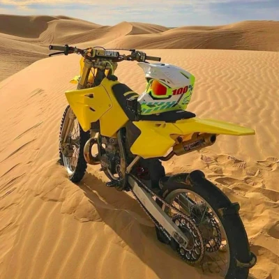 Image of Polisport Suzuki Plastic Kit RM 125 250 2001 2008 Restyle, All Yellow Motocross4u